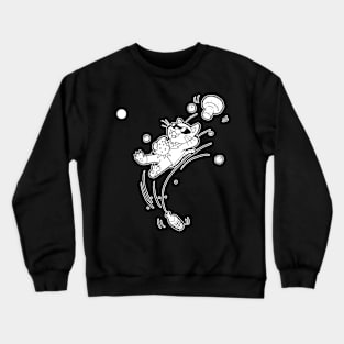 champagne Cat Crewneck Sweatshirt